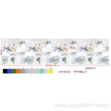 polyester 3d flower disperse print fabric